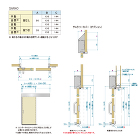 気密スライドドア SAR40 概要 | ... SAR40-片引図面
