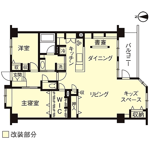 動線プランが鍵 | 施工事例 | リフォ...