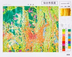 作品：土地利用図「宇都宮」