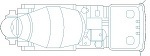 生コン車 2D | CAD-DATA.com